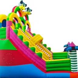 jump n play Inflatable Slide Bouncy With Good Color Combination with 14x22 Feet Inflatable Hoppers & Bouncer image 2