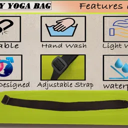 panchtatava LuxuryNeon_toffy Exercise yoga Mat Cover Bag ONLY with Broad Strap image 5