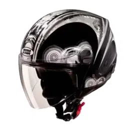 Studds N4 Expanded Polystyrene ISI Black Open Face Helmet, Size: Large-picture-37