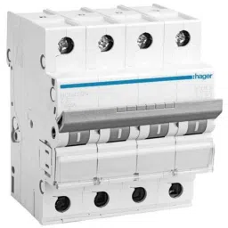 Hager 16A Four Pole D Curve h3 MCB, NDN416N, Breaking Capacity: 10 kA-picture-26