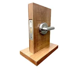 Saze Brass Matt Finish Silver Toilet Red &a; Green Privacy Indicator Lock image 2