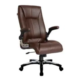 Adiko Leatherette Brown High Back DIY Office Executive Chair with Armrest, ADVN 708-picture-34