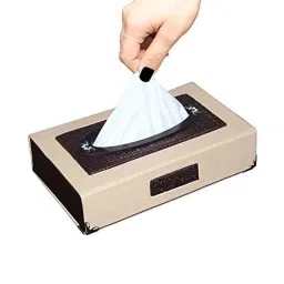 Kozdiko Leatherette Designer Car Tissue Paper Dispenser Box with 200 Sheets (100 Pulls) for Maruti Suzuki Alto K10-picture-36