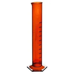 ABGIL 5000ml Amber Borosilicate Glass Hexagonal Base Cylinder Graduated Single Metric Scale with Pour Out, ABG1206-picture-29