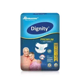 Romsons 10 Pcs 28-45 inch Medium Dignity Adult Premium Diaper Set-picture-38