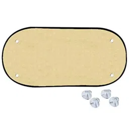 Auto Pearl Mesh Beige Rear Window Sunshade Car Curtain for Maruti Suzuki Grand Vitara image 2