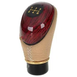 Kozdiko Wooden &a; PU Leather Beige Gear Shift Car Knob for Nissan Qashqai-picture-40