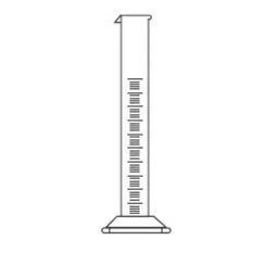 Axiva 500ml Touff Hexagonal Base Measuring Cylinder, MCH0500 (Pack of 10)-picture-19