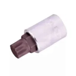 De Neers 12.5mm Chrome Vanadium Steel Square Male Spline Socket, 8mm image 2