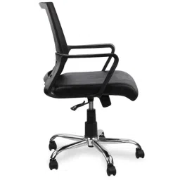 Mango Blossom Mars Mesh Medium Back Black Office Chair, OFF.OFF.95649251 image 2