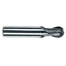 Totem F166 20 mm 2 Flute TiAlN Coated Stub Length Ball Nose Solid Carbide End Mill, FBK0500635, Overall Length: 76 mm-picture-20