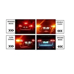 Kozdiko 12V Plastic Ice Blue &a; Red Multipurpose Strip Light for Datsun Go-picture-18