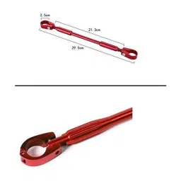 AOW Handlebar Cross Bar Steering Wheel Strength Lever Bar (Red) for Bullet Thunder Bird 500-picture-44