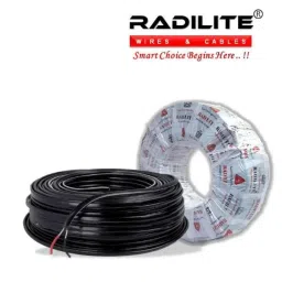 Radilite 4 Sqmm Aluminium Conductor Twin Flat Cable, RAD037, Length: 90 m-picture-33