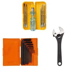 Hillgrove HGCM327M1 9 Pcs Full Hex Allen Key Set with 5-in-1 Screwdriver &a; L Shape Adjustable Wrench, HGCM619-picture-10