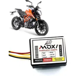 Auto Pearl 12V Black Front &a; Rear Flasher Indicator Light for KTM 200 Duke-picture-16