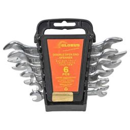Globus 369 6 Pcs Steel Double Open End Spanner Set-picture-10