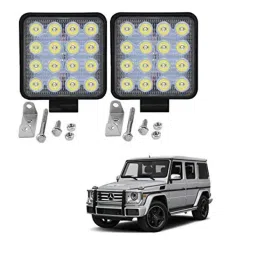 Kozdiko 2 Pcs 48W 16 LED White Bright Beam Square Fog Light Set for Mercedes Benz G-Class, koz_92592-picture-16