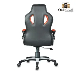 Oakcraft Batman Leatherette Orange &a; Black High Back Gaming Chair, OC-24 image 3