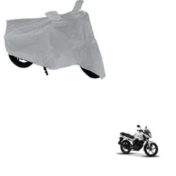 Kozdiko Silver Bike Body Cover with Mirror Pockets for Yamaha SZR03, kozd_17207-picture-22