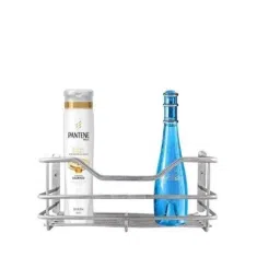 Osam Stainless Steel Silver Perfume &a; Shampoo Rack, PSR (Pack of 2) image 2