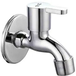Neelkund Marc Brass &a; Stainless Steel Silver Chrome Finish Bib Tap (Pack of 4) image 2