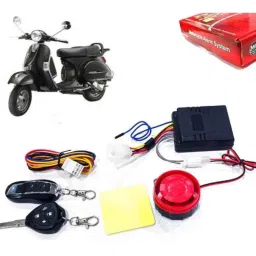 Auto Pearl 12V Black Two-Way Anti Theft Motorcycle Alarm Kit with 2 Pcs Remote for Star Euro 200-picture-13