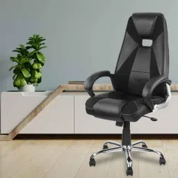 Mango Blossom Mercury Leatherette High Back Black Gaming Chair, OFF.OFF.105649328 image 5