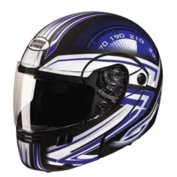 Studds N1 Expanded Polystyrene Matt Black Flip Up Full Face Flip Up-Full Face Helmet, Size: Large-picture-45