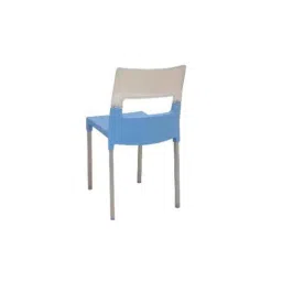 Supreme Diva Soft Blue Natural Chair without Arm (Pack of 2) image 4