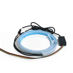Kozdiko 12V Plastic Multicolour Streamer Brake Tail &a; Turn Signal LED Strip Light for Skoda Octavia 2013-Present-picture-43