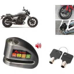 Auto Pearl Steel Black Anti-Theft Alarm Disc Brake Lock for Eliminator, Lock_393-picture-28