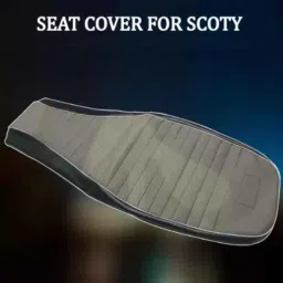 Znee Smart PU Leather Single Seat Cover for Hero Maestro, ZSP-SEAT COVER BEIGE-18-19-MAESTRO image 3