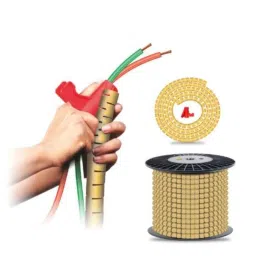 Noveau Safe-T-1ST 40mm 10m Virgin HDPE Metallic Gold Cable Zipper, NSFZ40MG0010-picture-20