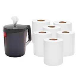 WypAll L10 430 Sheets White Center Feed Wipes Roll, 6222 (Pack of 6) image 3