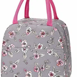 saanwara creations portable Insulated lunch bags for women, students, picnic, and office Waterproof Lunch Bag-picture-14