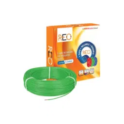 Havells Reo FR PVC 90m 6 Sqmm Single Core Green Copper Insulated Cable, WRFFDN-A16X0-image-38