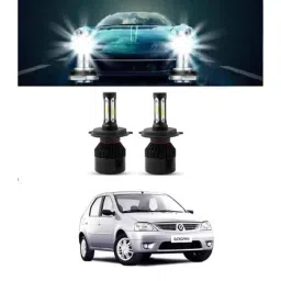 Trigcars 2 Pcs 75W High Power Water Proof Car LED Headlight Bulb Set for Mahindra Logan, TRIG72WATTS0112-picture-10