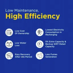 Eastman Smart 150Ah 12V Tubular Battery with 60 Months Warranty, EMSS150060STT image 4