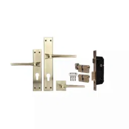 Yale YMC511-8P-5050-TT-AB 60 B-S Antique Brass Nickel Finish Mortise Set with 8 inch Plate &a; TT Cylinder Lock-picture-31