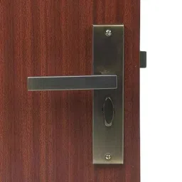 Homexpert LB301 8 inch 60mm Stainless Steel Antique Brass Finish Cylindrical Plate One Side Key Mortise Door Lock Set-image-13