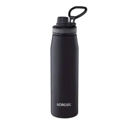Borosil Gosports 600ml Stainless Steel Black Hydra Vacuum Insulated Flask Water Bottle, BT0600BK102-picture-21