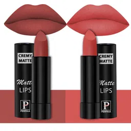 PERPAA Set of 2 Creamy Matte Bullet Lipstick 3.5g Each - Rust Orange 73 & Velvet Orange 93 image 5
