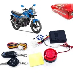 Auto Pearl 12V Black Two-Way Anti Theft Motorcycle Alarm Kit with 2 Pcs Remote for Livo BS6-picture-11