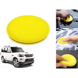 Auto Pearl Polyurethane Beige Washing &a; Waxing Polish Foam Sponge for Scorpio 2017-picture-33