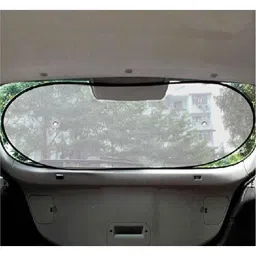 Auto Pearl Mesh Black Rear Window Sunshade Car Curtain for Tata Indigo Marina image 3