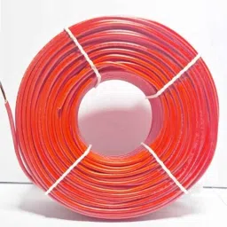NITSI 0.75 Sqmm Single Core Red FR PVC Insulated CCR Copper Wire for Domestic &a; Industrial Purpose, Length: 91 m image 3