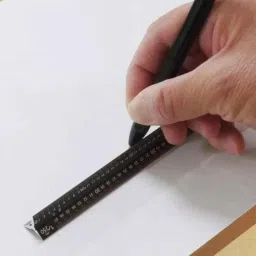 SK Niigata Seiki TSGA-15KD 14mm Aluminium Triangular Fine Scale for General Purpose image 2