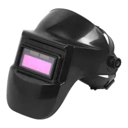 Fortune Polypropylene Solar Powered Auto-Darkening Black Welding Helmet, CL-018 image 2