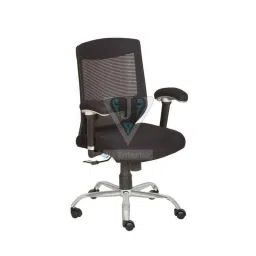 VJ Interior 18x18 inch White Wheelbase Mesh Office Chair Online, VJ-1619-picture-19